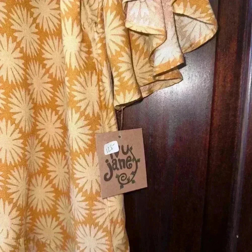 NWT!! Ivy Jane Floral Kimono (XS) Yellow Floral Boho Design! Originally $128! - Picture 2 of 9